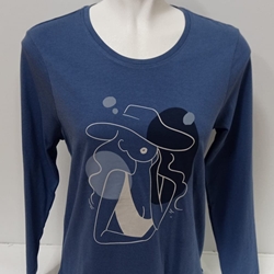 Camiseta azul - Imagen 1