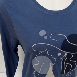 Camiseta azul - Imagen 2