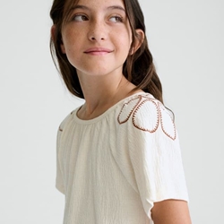 Camiseta bambula hueso - Imagen 1