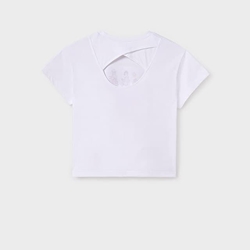 Camiseta blanco-hibisco - Imagen 2