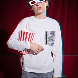 Camiseta bolsillo nata - Imagen 1