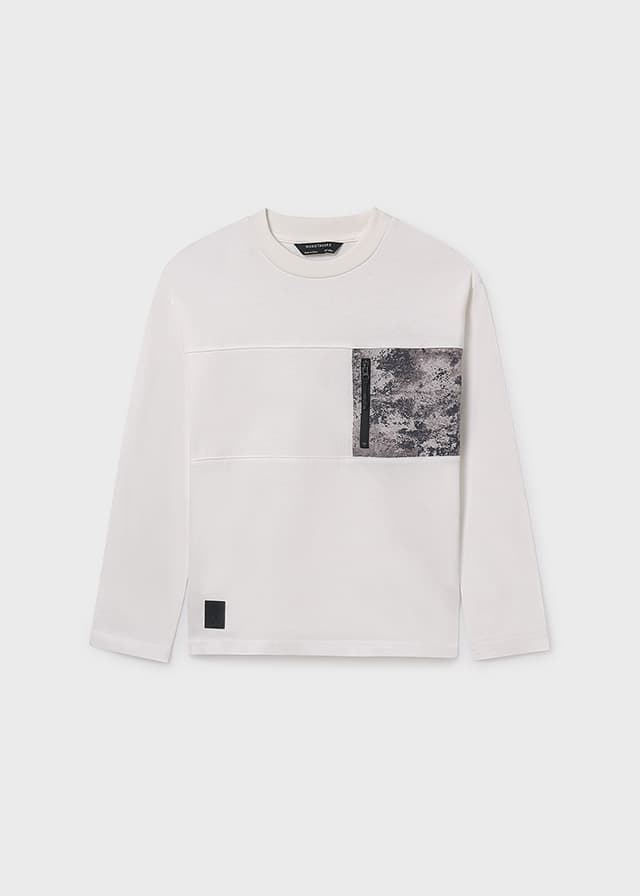 Camiseta bolsillo nata - Imagen 2