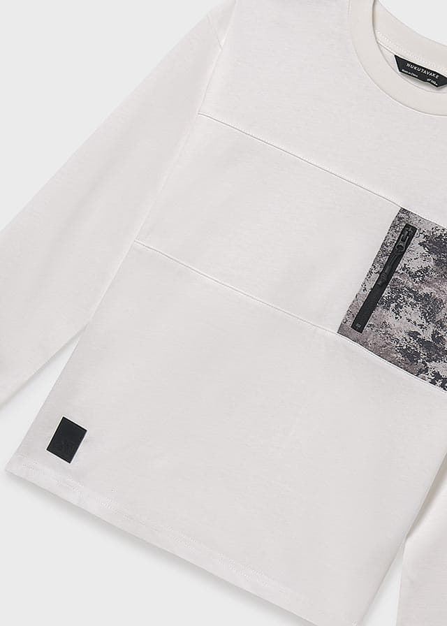 Camiseta bolsillo nata - Imagen 4