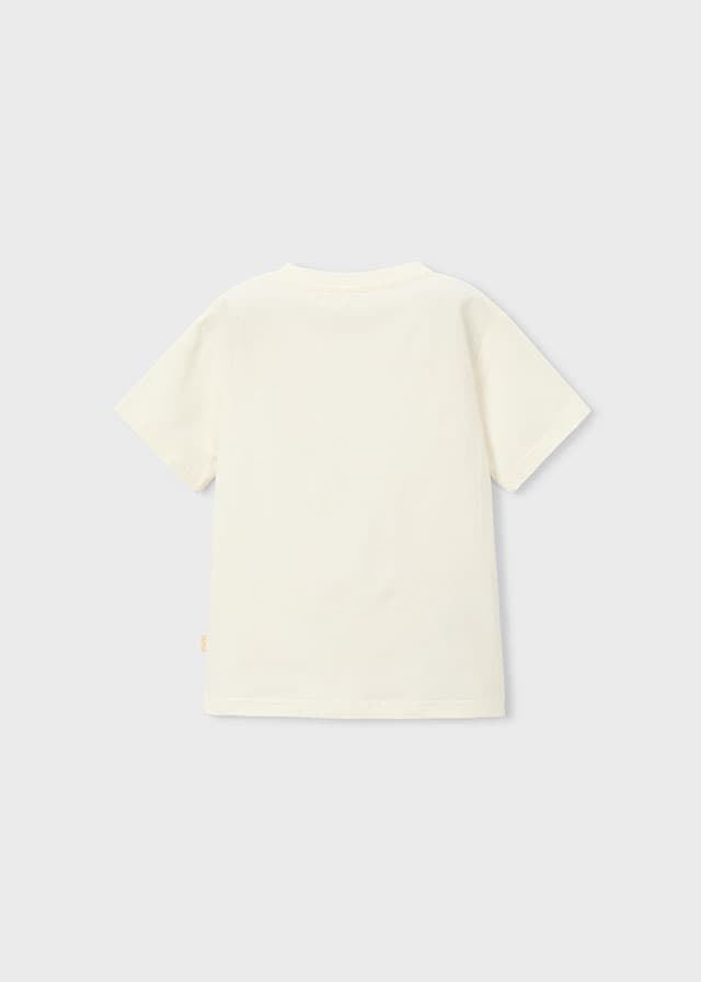 Camiseta bordado nata - Imagen 5