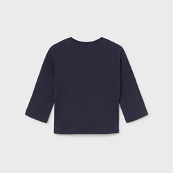 Camiseta bordados azul - Imagen 2