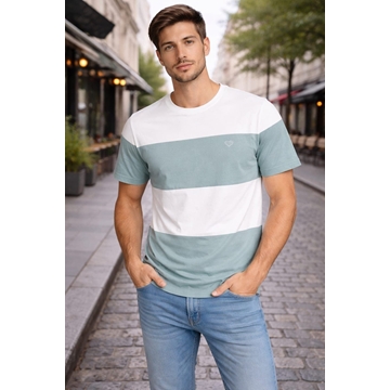 Camiseta cemento rayas - Imagen 1