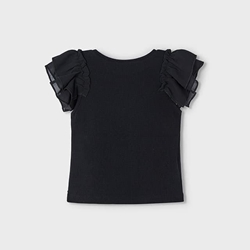 Camiseta combinada negra - Imagen 2