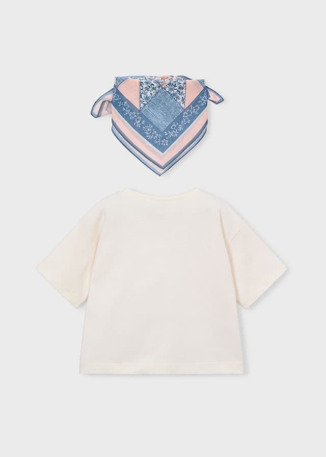 Camiseta con pañuelo hueso - Imagen 4