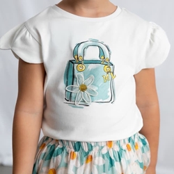 Camiseta crudo-lago - Imagen 2