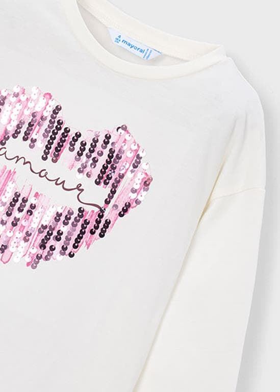 Camiseta crudo-malva - Imagen 4