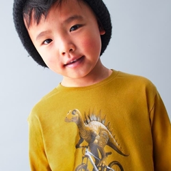 Camiseta dino mostaza - Imagen 2