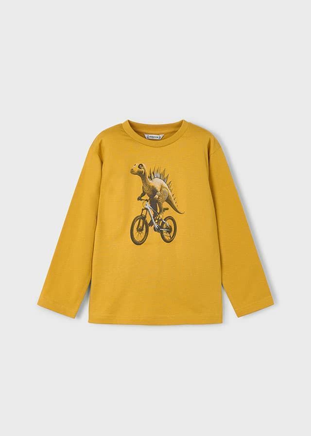 Camiseta dino mostaza - Imagen 4