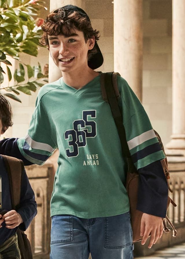 Camiseta doble manga pino - Imagen 1