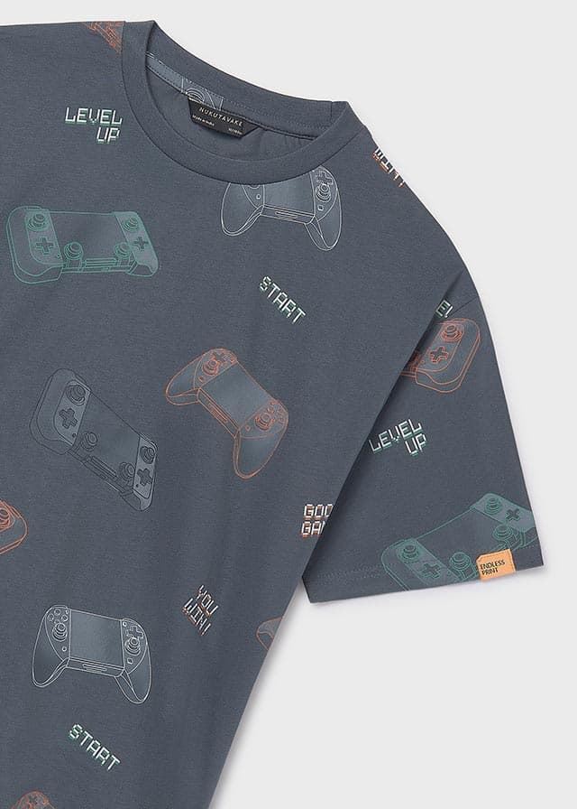 Camiseta estampada plomo - Imagen 4