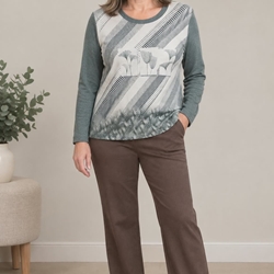 Camiseta flor - Imagen 2