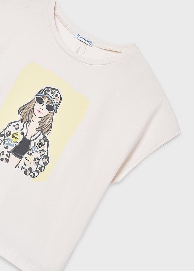 Camiseta gráfica hueso - Imagen 6