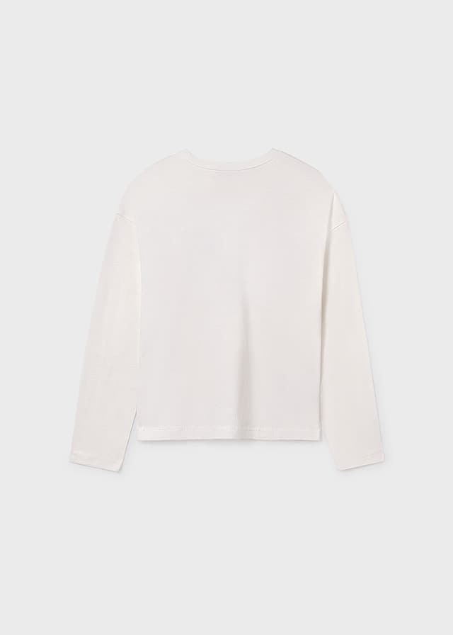 Camiseta gráfica nata-petróleo - Imagen 3