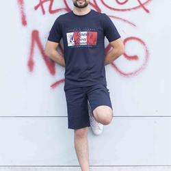 Camiseta manga corta marino - Imagen 1