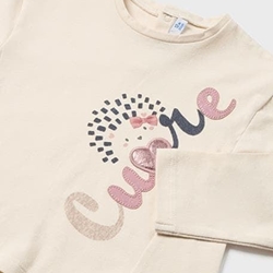 Camiseta manga larga aplique garbanzo - Imagen 2