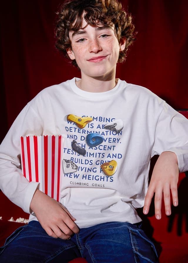 Camiseta manga larga nata - Imagen 2