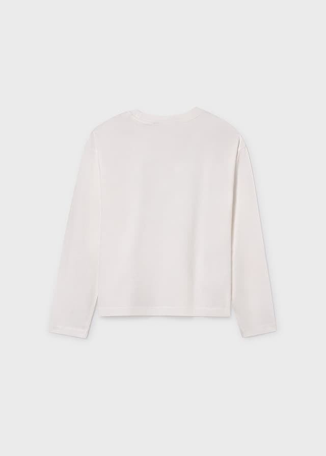 Camiseta manga larga nata - Imagen 4