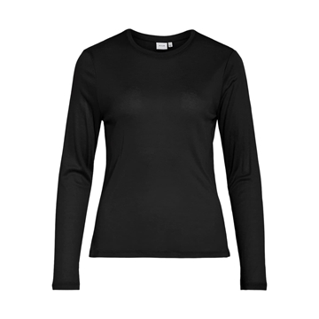 Camiseta manga larga negra vialexia - Imagen 1