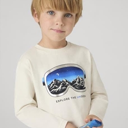 Camiseta manga larga nieve - Imagen 1