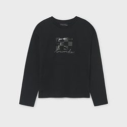 Camiseta print negro - Imagen 2