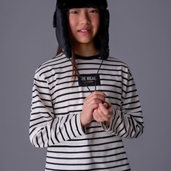 Camiseta rayas oversize - Imagen 1