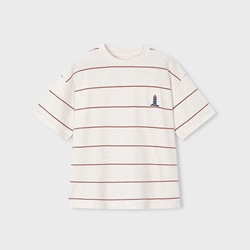 Camiseta rayas roja - Imagen 2