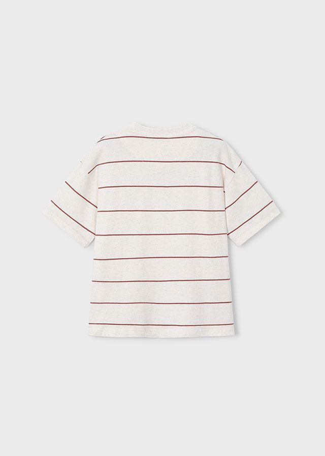 Camiseta rayas roja - Imagen 3