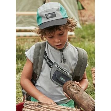 Camiseta riñonera gris - Imagen 1