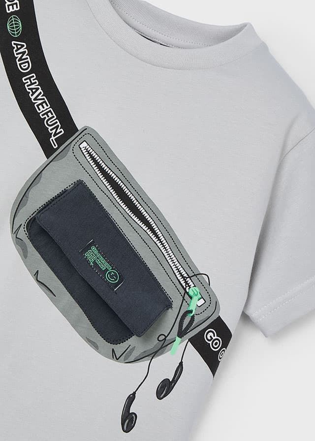 Camiseta riñonera gris - Imagen 4