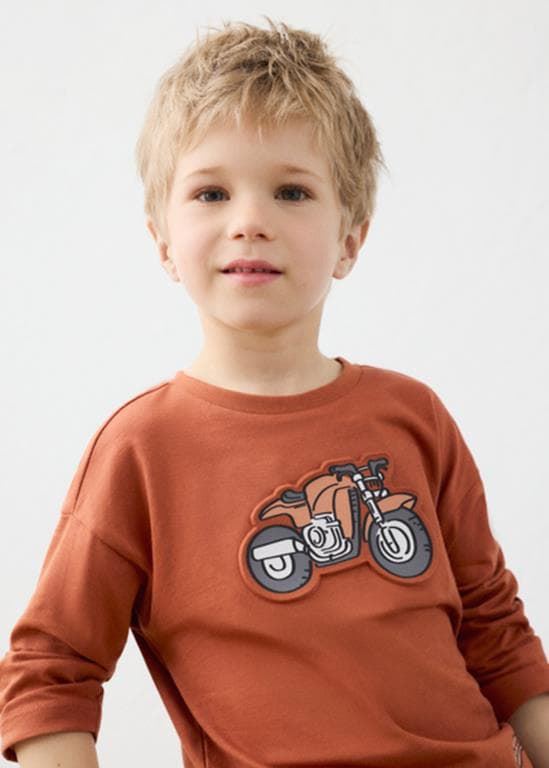 Camiseta teja - Imagen 1