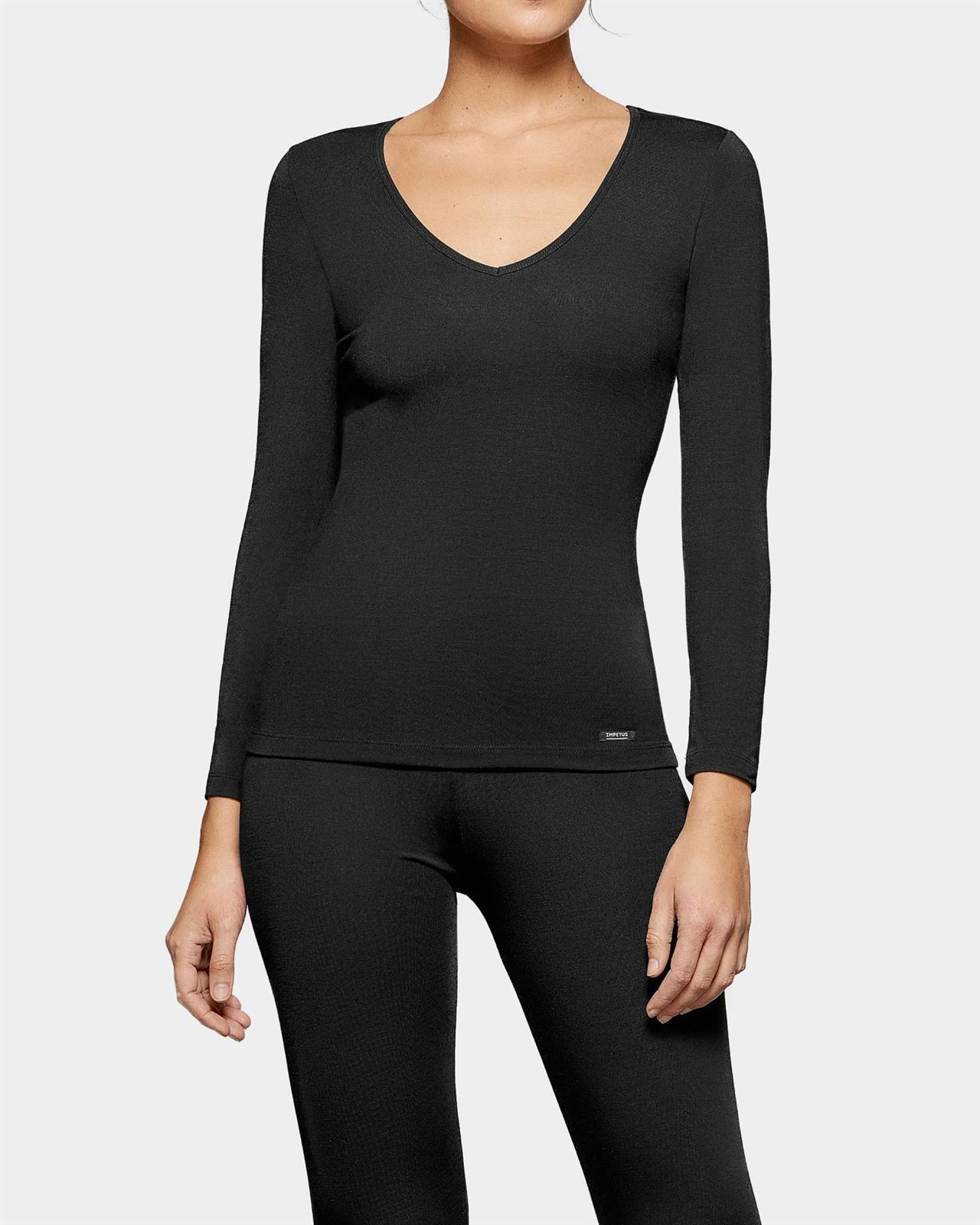 Camiseta thermo negra - Imagen 1