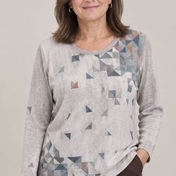 Camiseta triángulos - Imagen 1