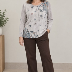 Camiseta triángulos - Imagen 2