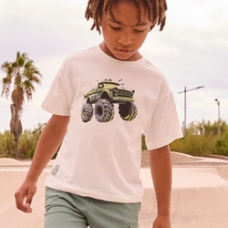 Camiseta "truck" nata - Imagen 1