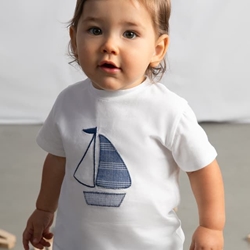 Camiseta vestir blanco - Imagen 1