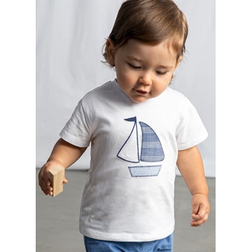 Camiseta vestir blanco - Imagen 2