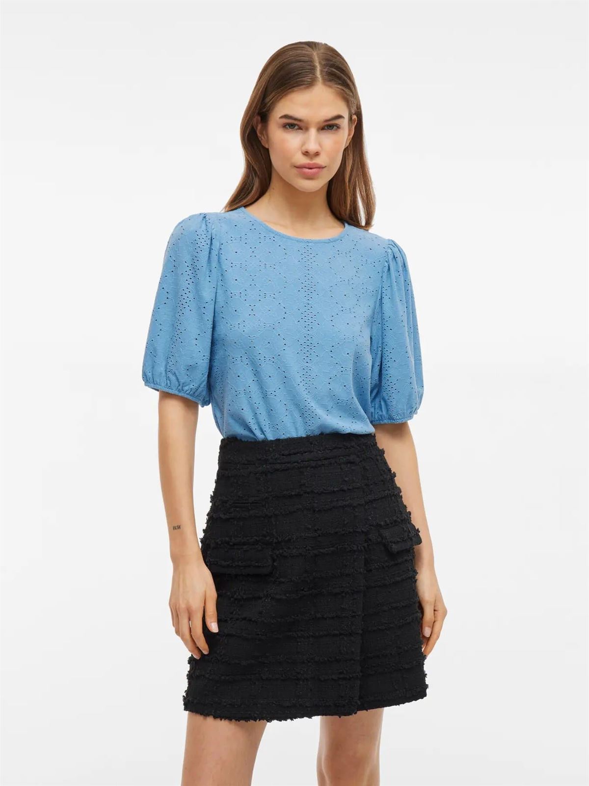 Camiseta vikally azul (BLISSFUL BLUE) - Imagen 1