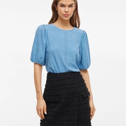 Camiseta vikally azul (BLISSFUL BLUE) - Imagen 1