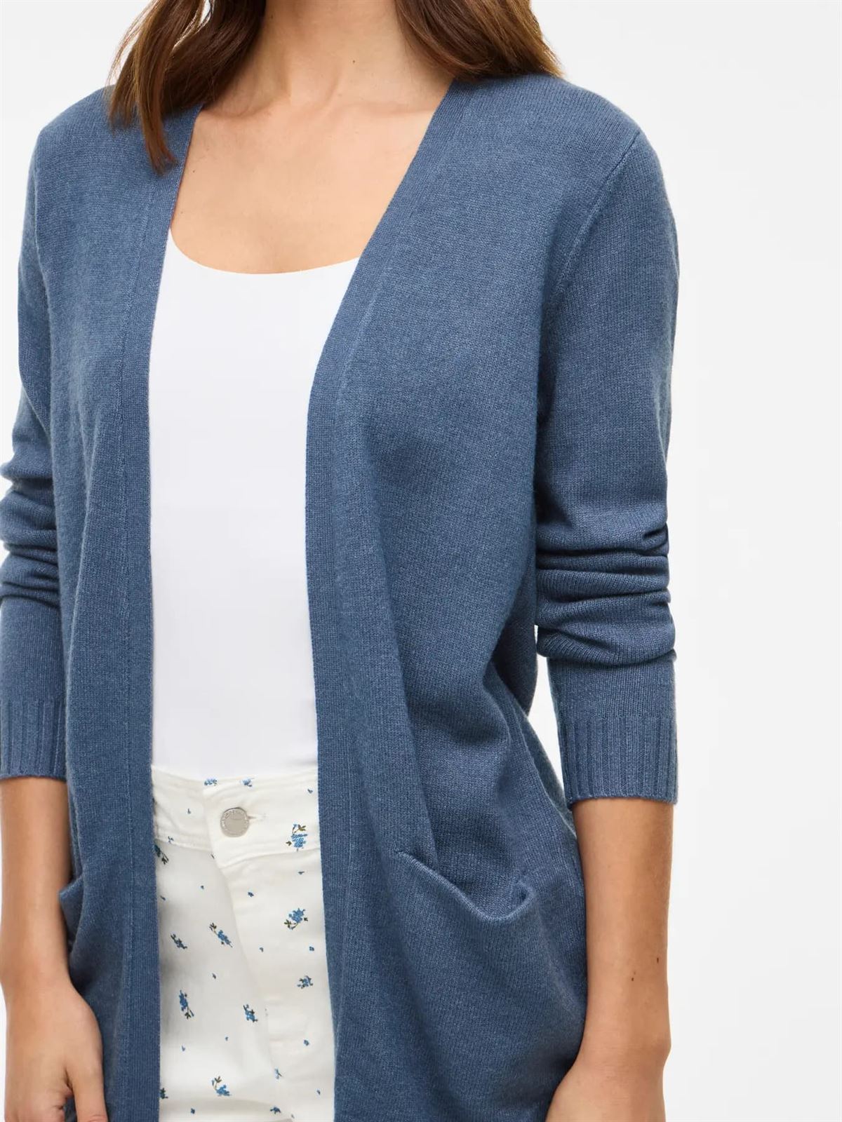 Cárdigan viril vintange índigo - Imagen 3