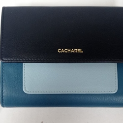 Cartera piel azul - Imagen 1