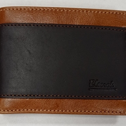 Cartera piel marrón - Imagen 1