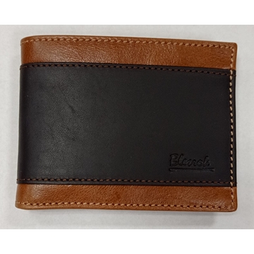 Cartera piel marrón - Imagen 1