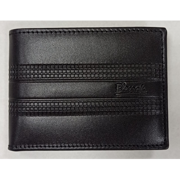 Cartera piel negra - Imagen 1