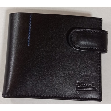 Cartera piel negro - Imagen 1