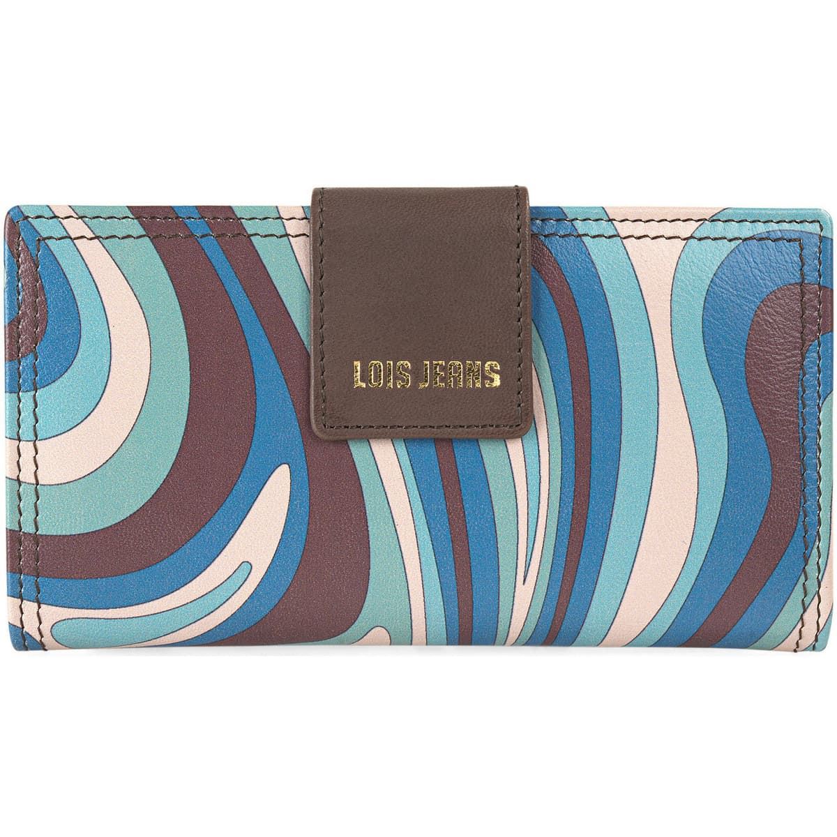 Cartera piel turquesa - Imagen 1