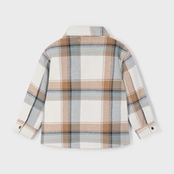 Cazadora cuadros caramelo - Imagen 2